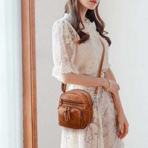 Vintage Premium Faux Leather CrossBody