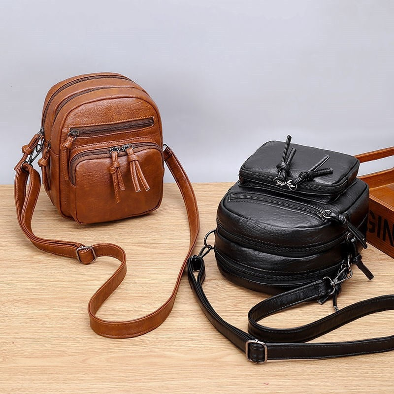 Vintage Premium Faux Leather CrossBody