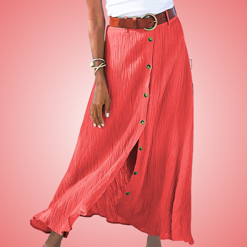 JODY | Long Skirt with Buttons