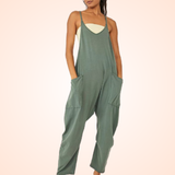 Marine - Loose jumpsuit for women