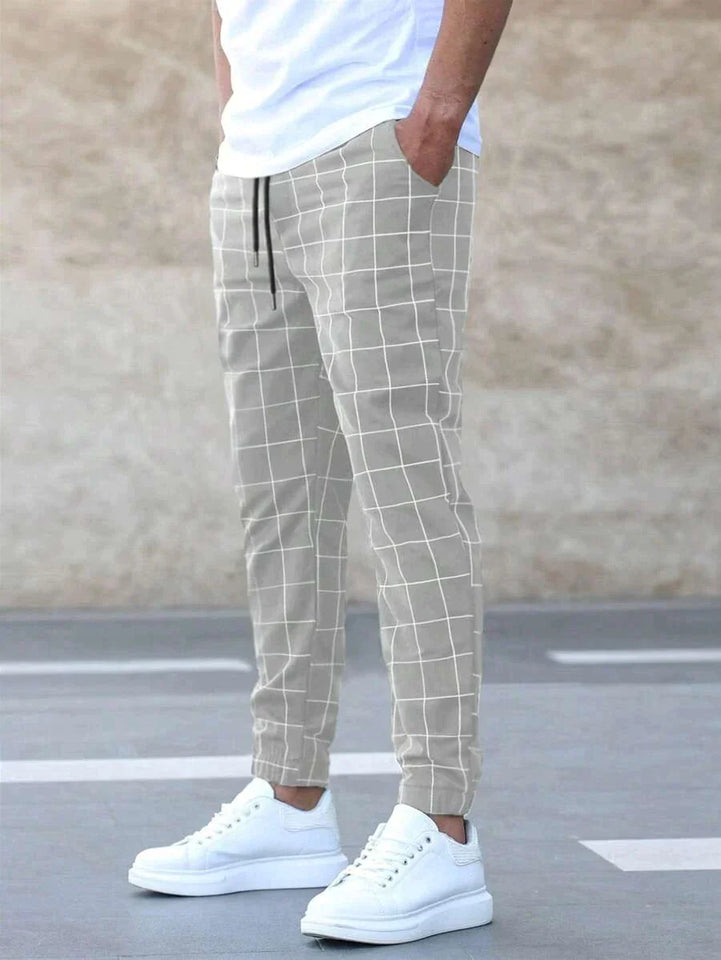 Matteo™ Elegant trousers with lattice pattern