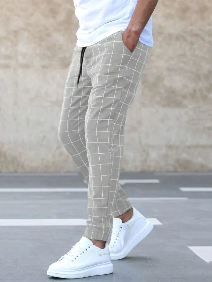 Matteo™ Elegant trousers with lattice pattern