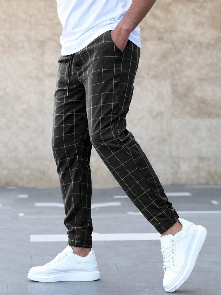 Matteo™ Elegant trousers with lattice pattern