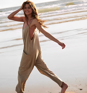 Marine - Loose jumpsuit for women