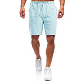 Nova's™ Heren linnen losse casual shorts