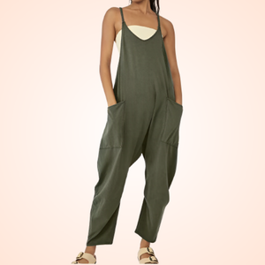 Marine - Loose jumpsuit for women