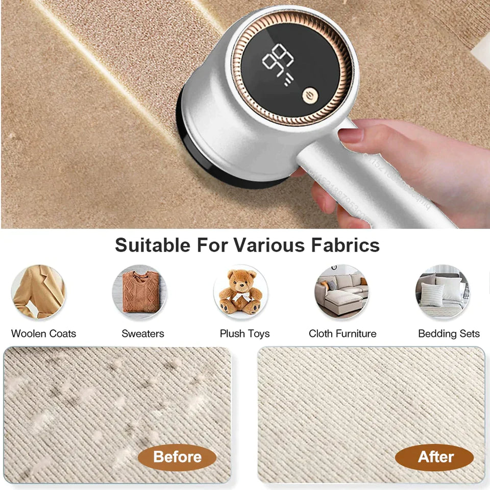 2 In 1 Power Electric Fluff Pellet Remover® | Quickly clean the hair balls